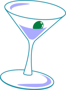 Cartoon martini glass clipart - Clipartix