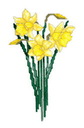 Daffodil Stencil. - ClipArt Best