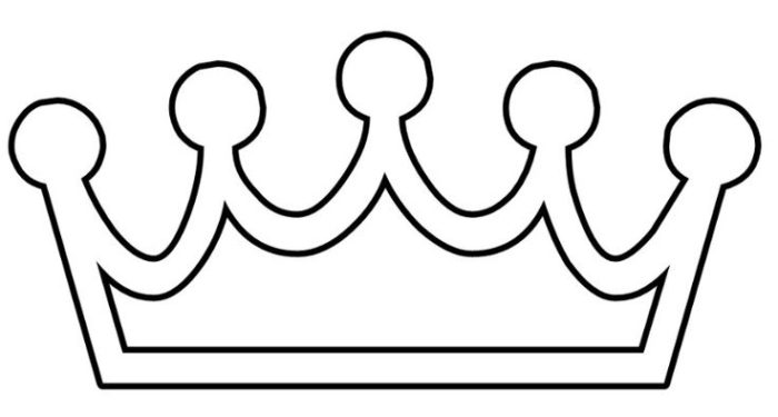 Easy Purim Crown Jewels Coloring Sheet Tiara Coloring Page Tracing ...