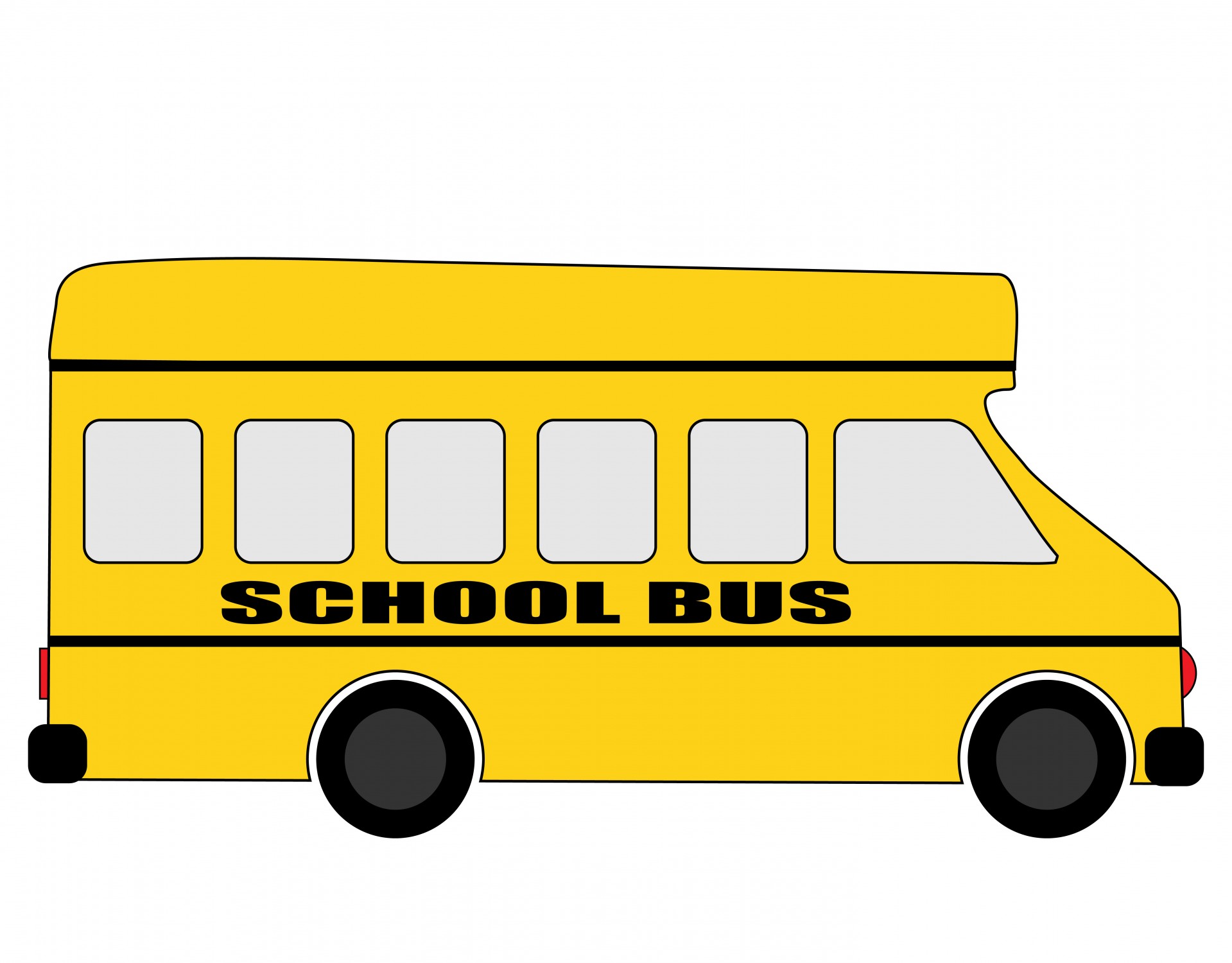 School bus superman clipart