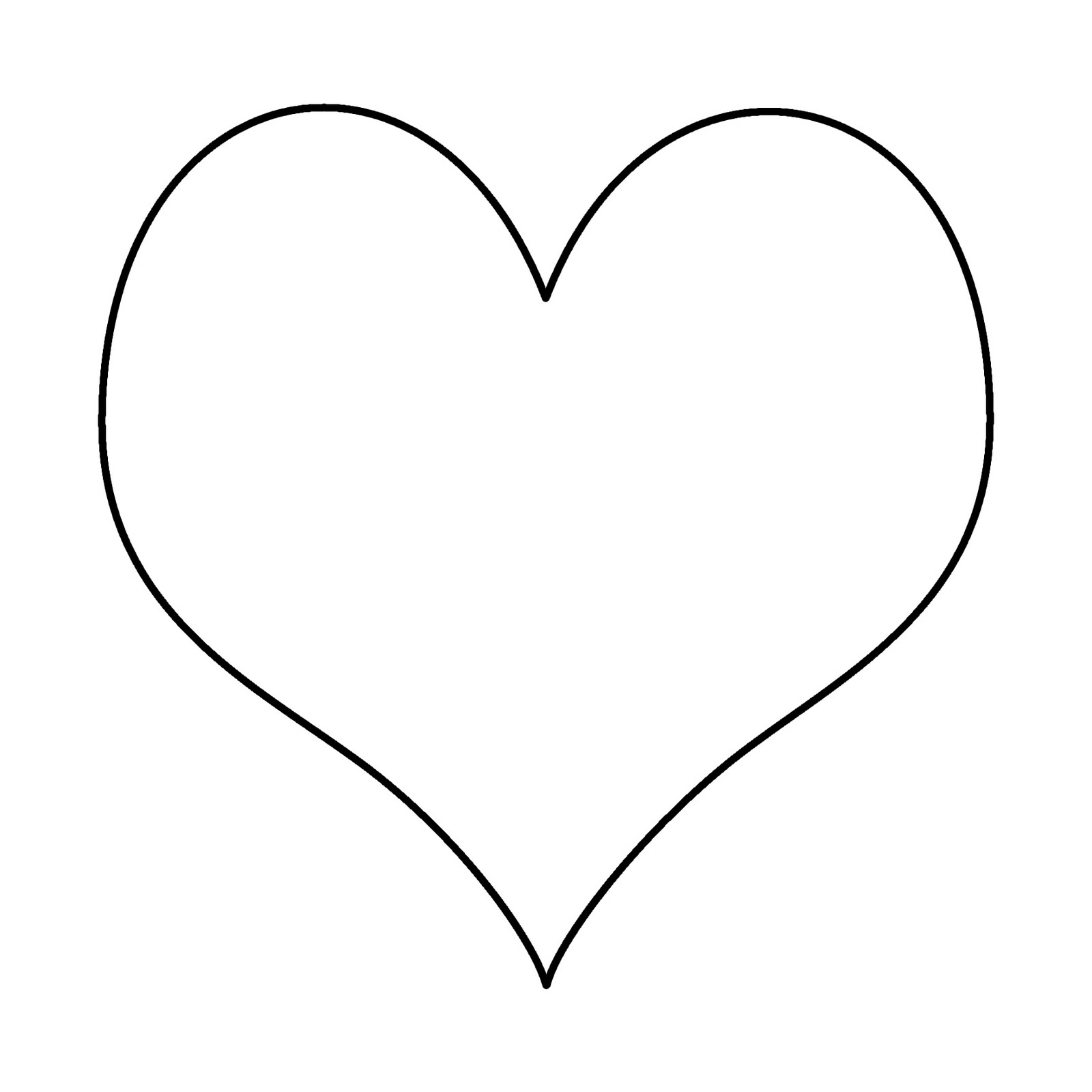 Best Photos of Heart Templates To Print Out - Printable Heart Cut ...