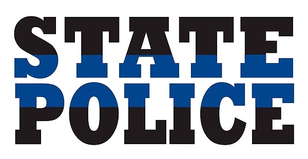 STATE POLICE Thin Blue Line Reflective Decal