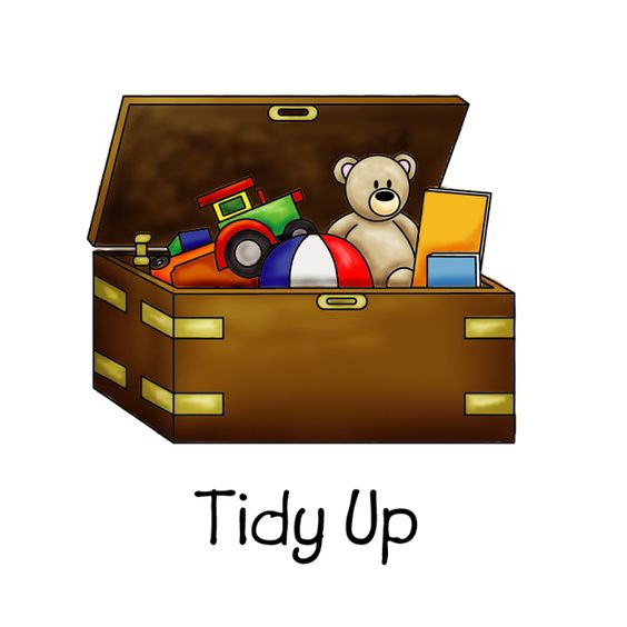 Tidy up clipart