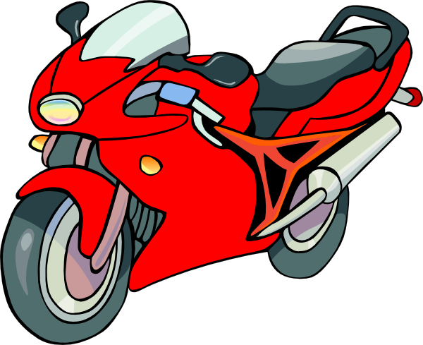 Motorcycle Man cartoon - Vergilis Clipart