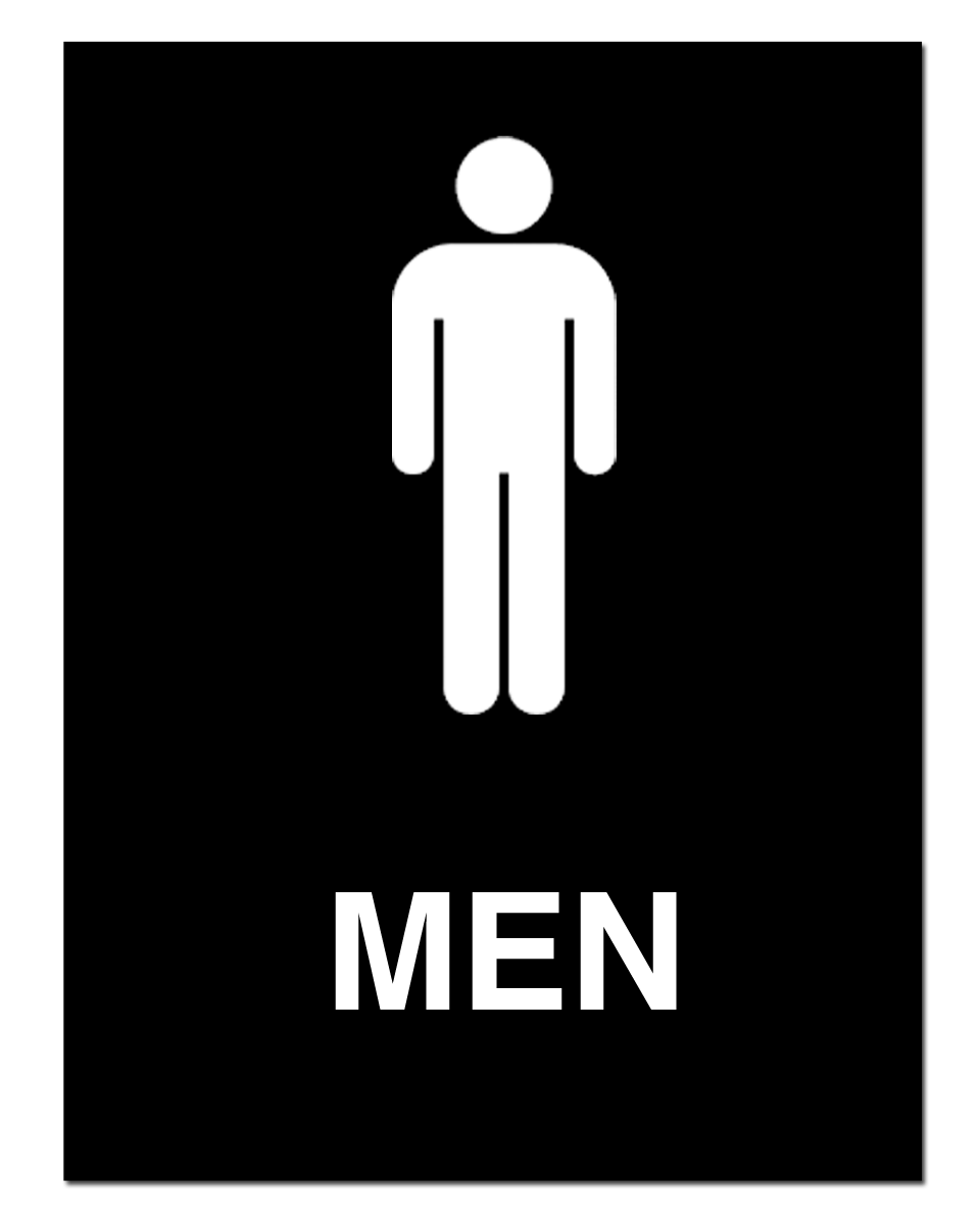 Men #39 s Restroom Sign Printable Printable Blank World
