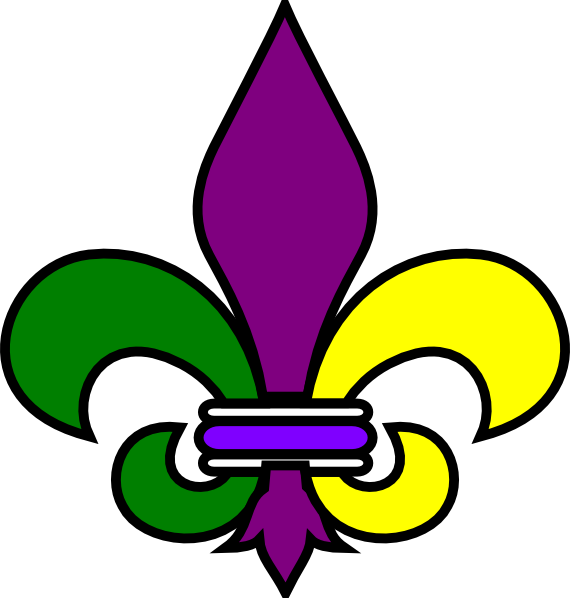 Mardi Gras Beads Clipart