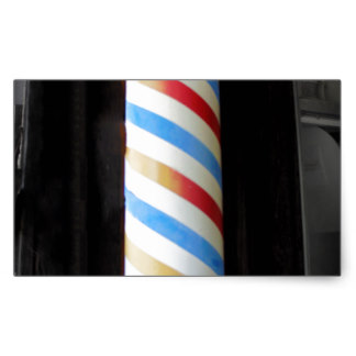 Barber Pole Stickers | Zazzle.co.uk