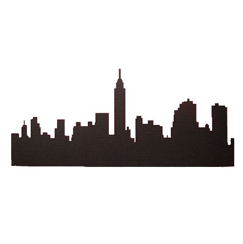 New York City Skyline Outline