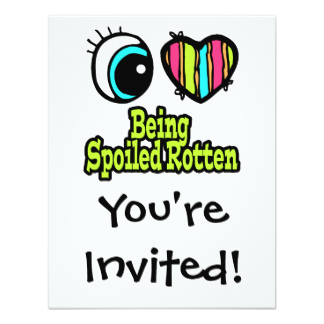 Spoiled Invitations & Announcements | Zazzle