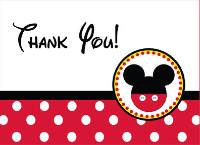 Mickey thank you | Etsy