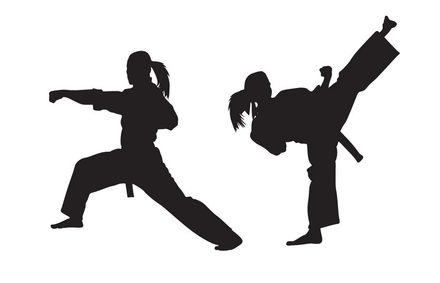 Taekwondo Girl Clipart