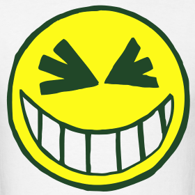 Grinning Smiley Face T-shirt | Rave, DJ & Smiley Face T-shirts ...