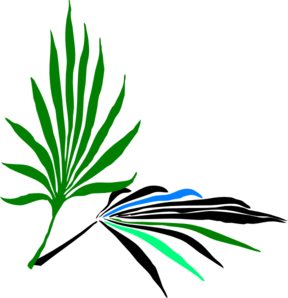 Palm Leaves Clip Art - vector clip art online ...