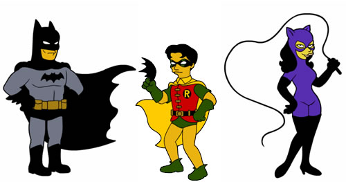 Batman and Other Superheroes ... Simpsonized! - Neatorama