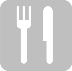 Silver Knife And Fork clip art - vector clip art online, royalty ...