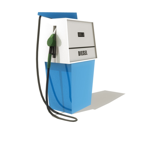 fuel pump 3d obj