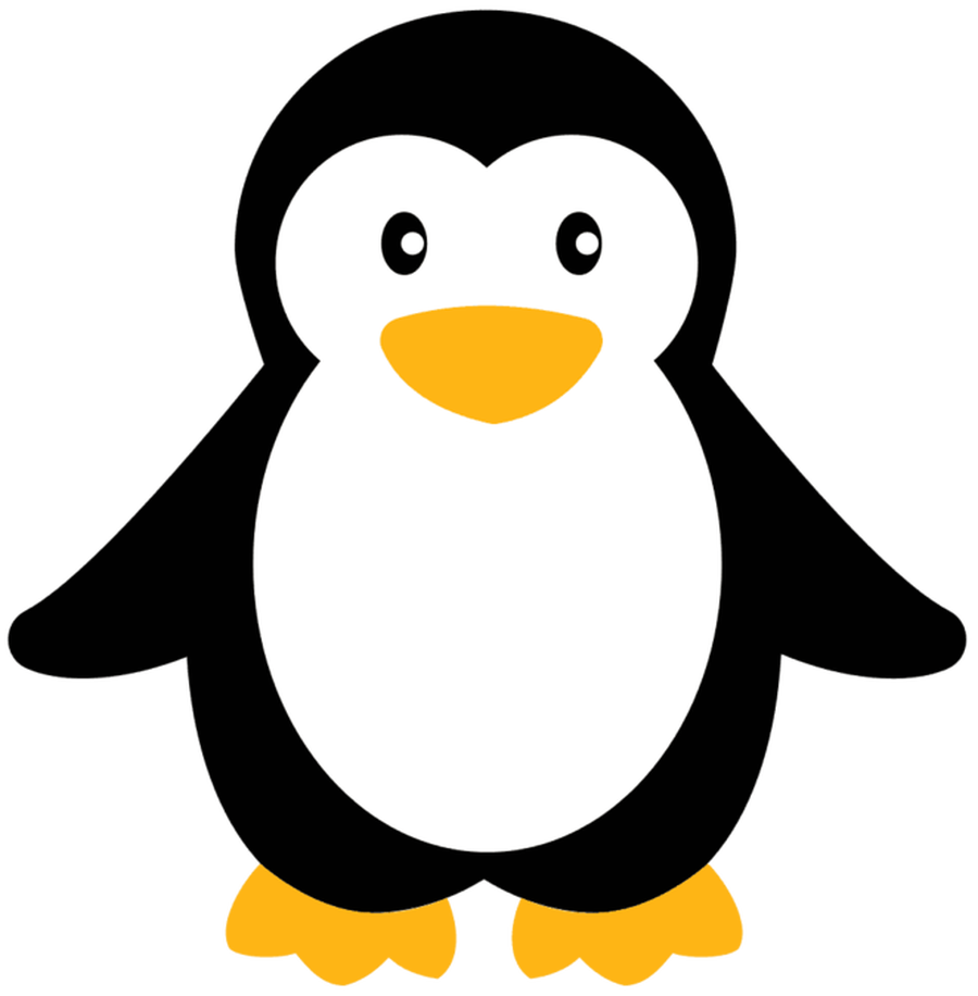 Art penguin clipart