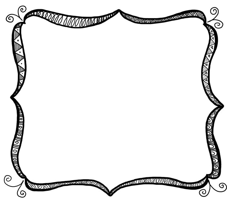 Coloring Pictures Frames - ClipArt Best