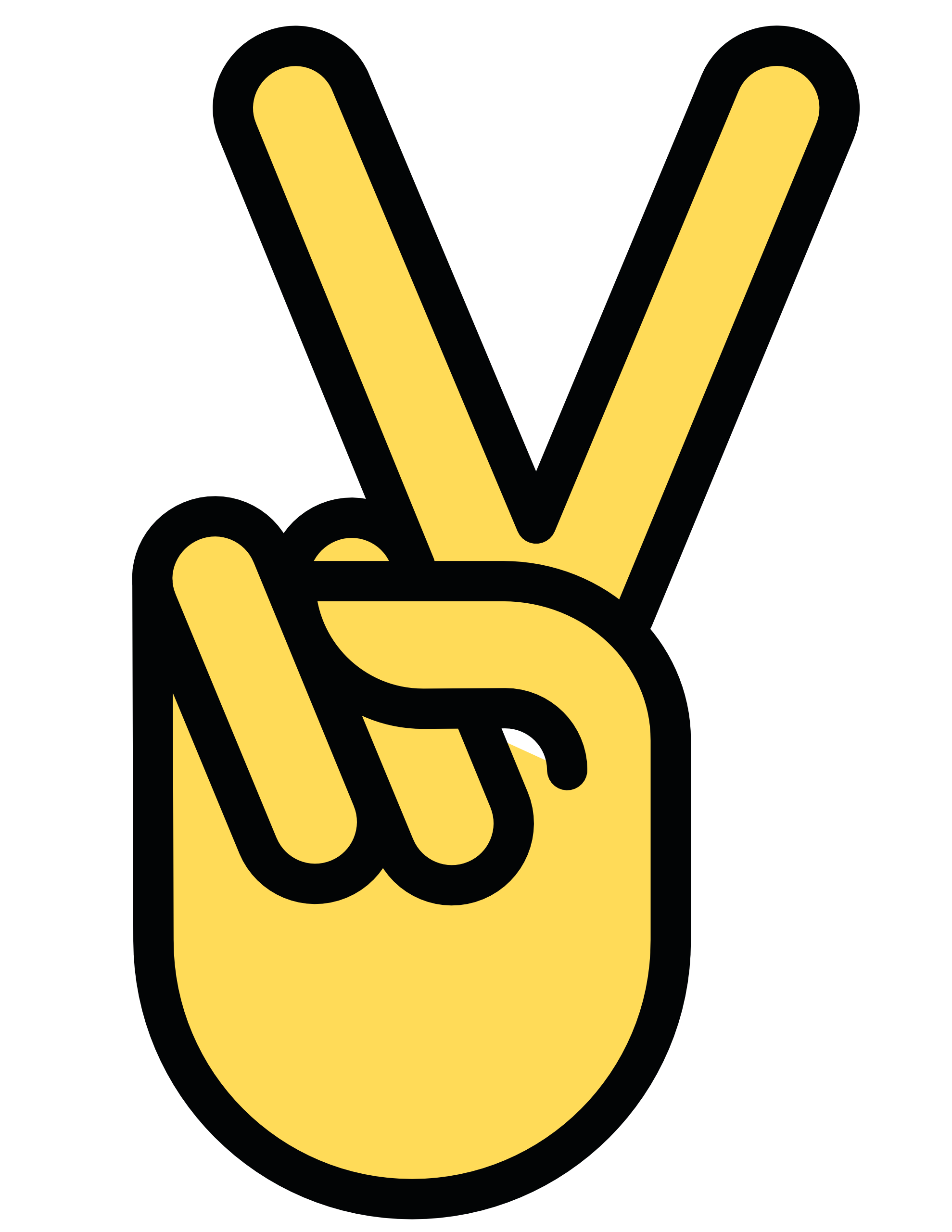 clipartist.net Â» Clip Art Â» mustard v sign peace symbol cnd logo ...