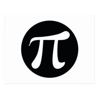 Pi Symbol Postcards | Zazzle