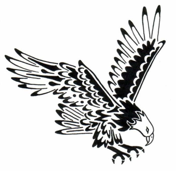 Mexican Eagle Tribal Tattoo | Free Download Clip Art | Free Clip ...