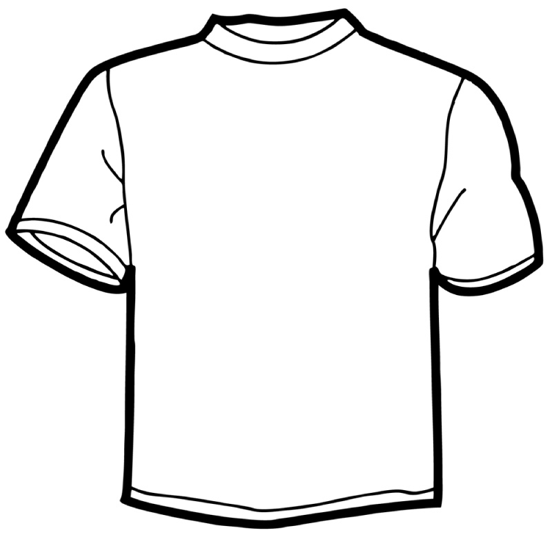 T-shirt Template Clipart