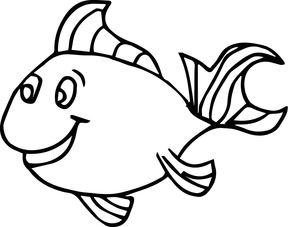 Latest Fish Coloring Page Has Fish Coloring Pages For Kids To 