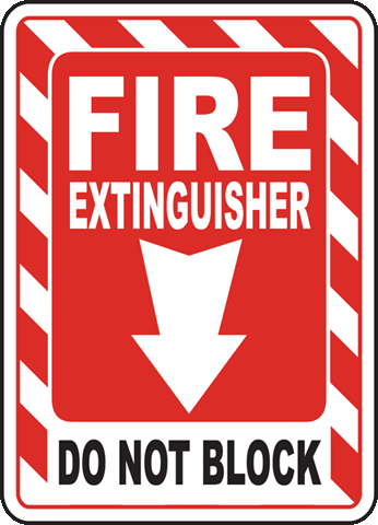 Fire Extinguisher Signs, Fire Extinguisher Labels