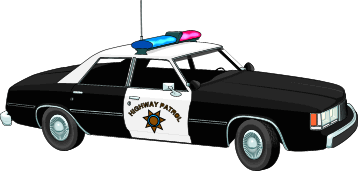 Free police car clipart