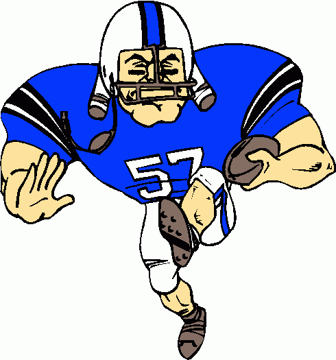 Football animated clipart