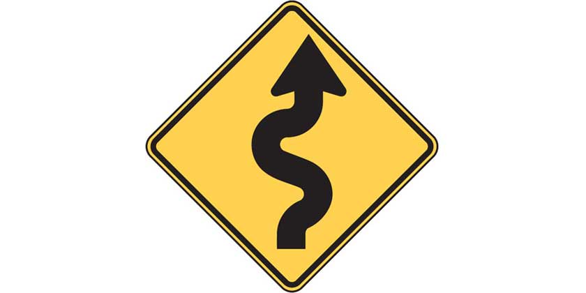 Road Signs and Meanings: Winding Road - Quiz-A-Go-Go