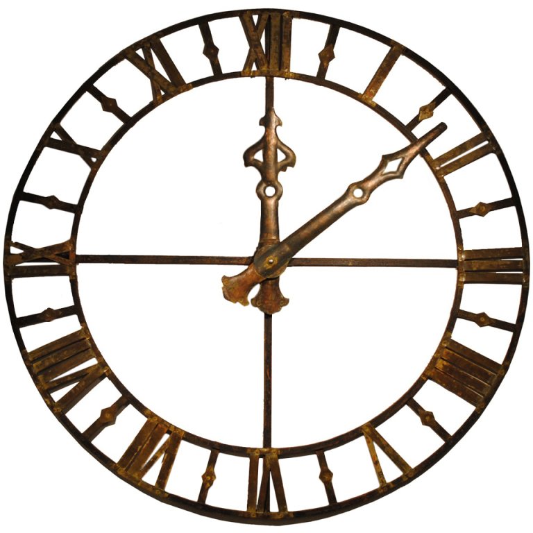 Large Clock Face at 1stdibs