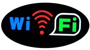 Neon Wi Fi Available Here Display Flashing Sign Cafe Shop Business ...