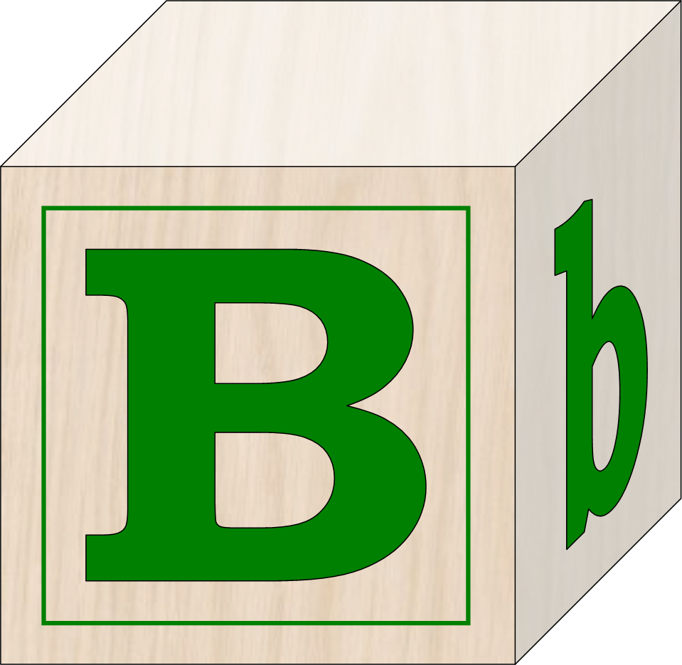 Block Letters Clipart