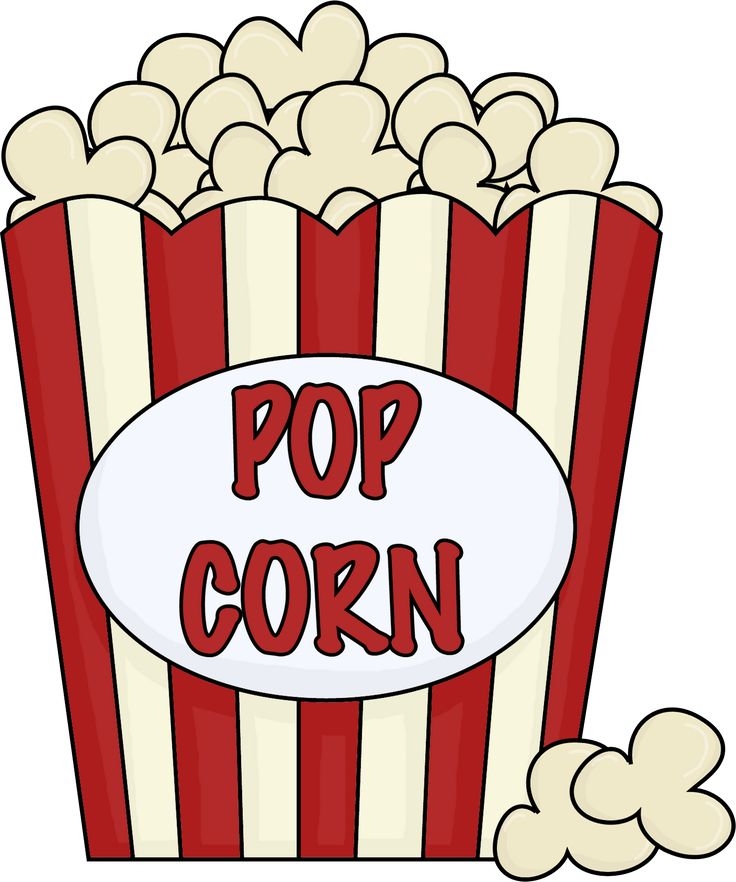 Bucket Of Popcorn Clipart
