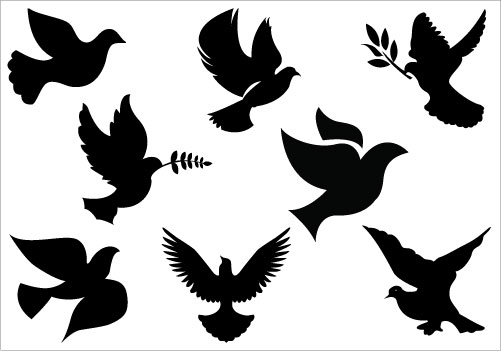 Flying dove clip art at clker vector clip art - Clipartix