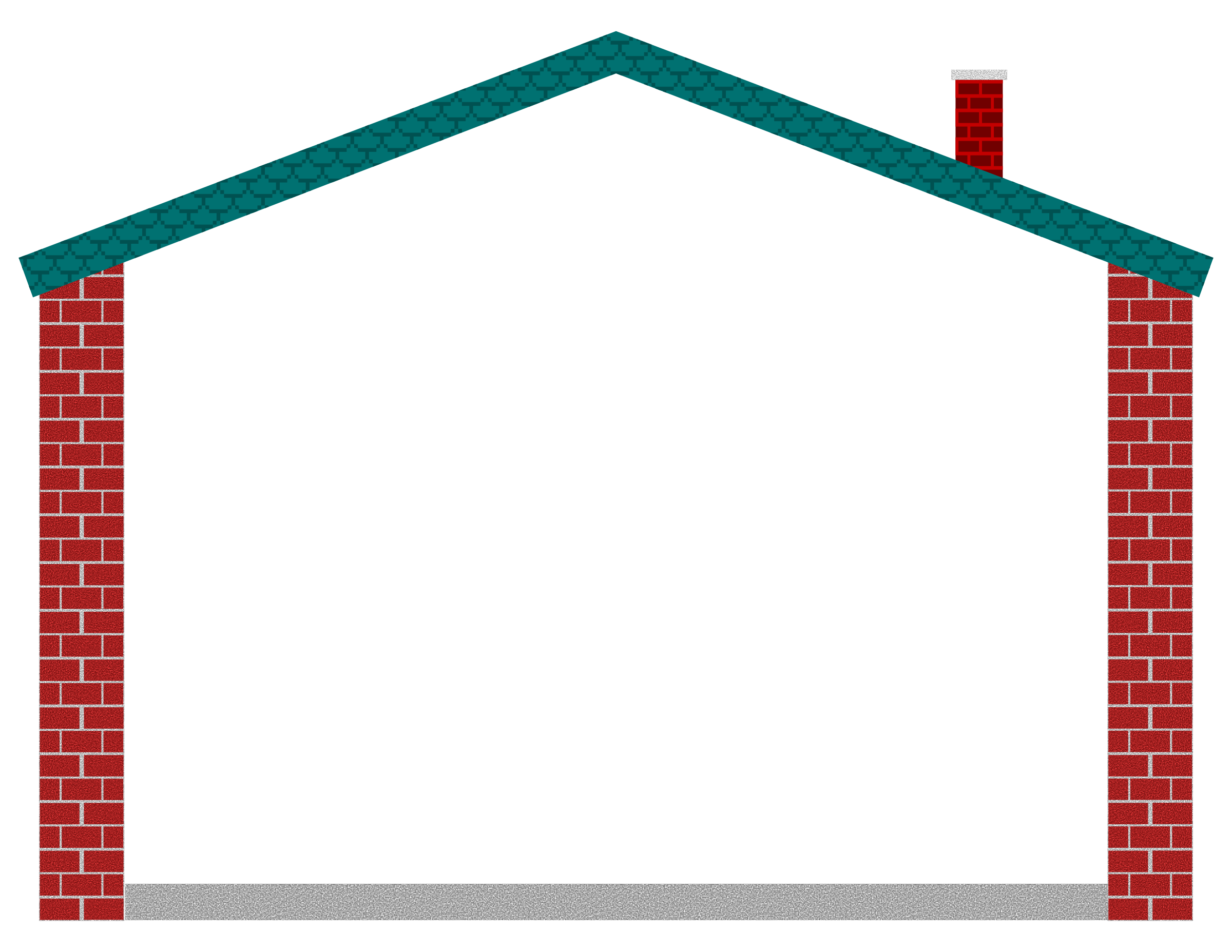 Clipart - House Border