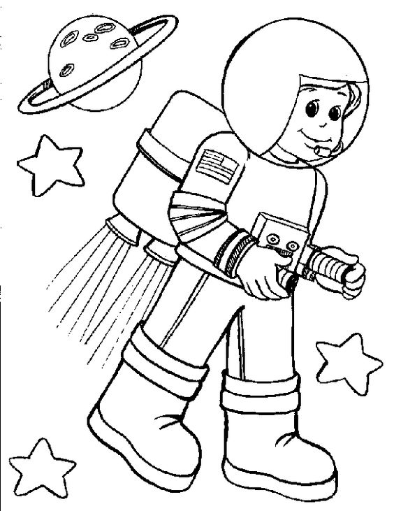 astronaut coloring pages for kids astronauts coloring pages and ...