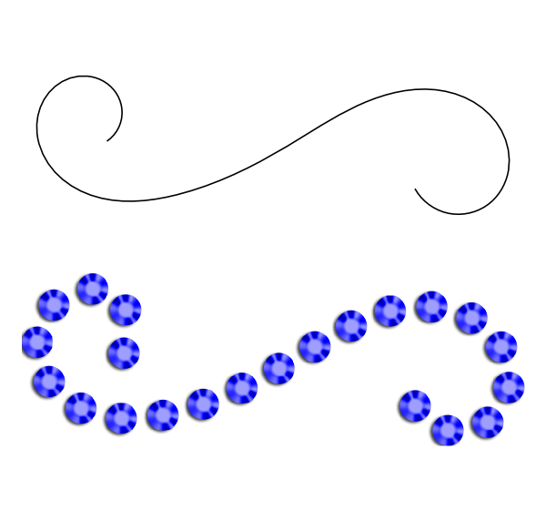 Single flouish clipart