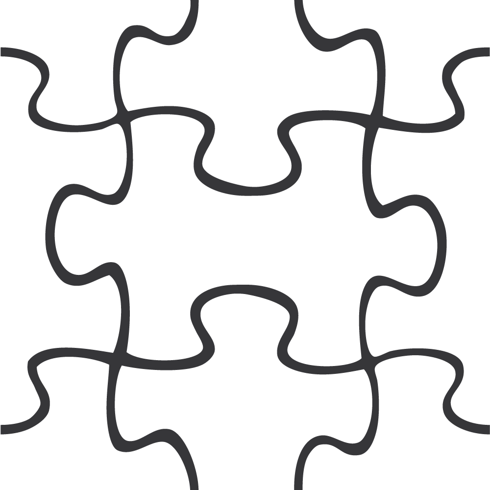 Best Photos of Simple Puzzle Template - Free Puzzle Pieces ...