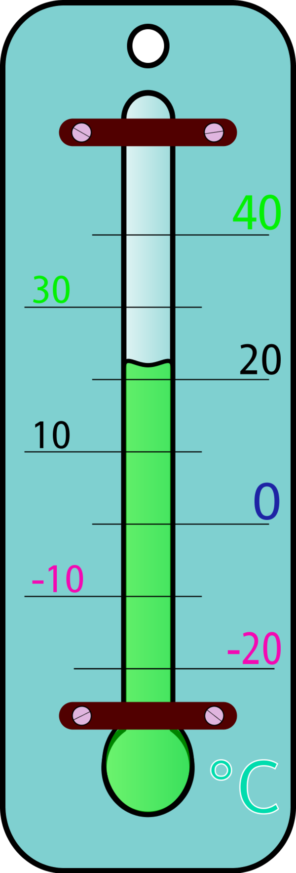 room thermometer celsius - vector Clip Art