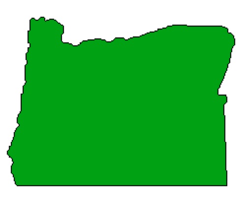 Red Outline Of Oregon - ClipArt Best