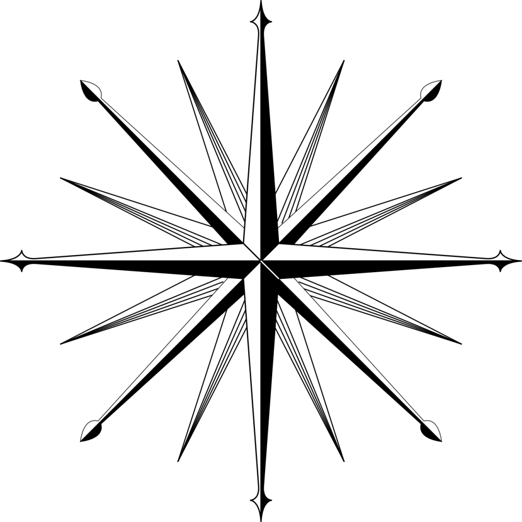 Compass Rose Coloring Page | Free Coloring Pages to Print