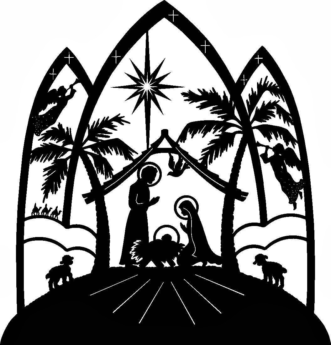 Free Nativity Clipart Silhouette - Free Clipart Images