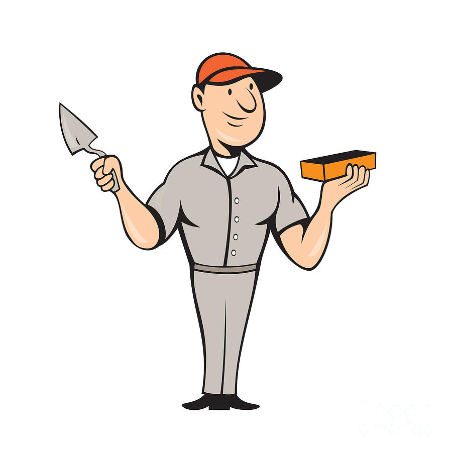 cartoon masonry clipart