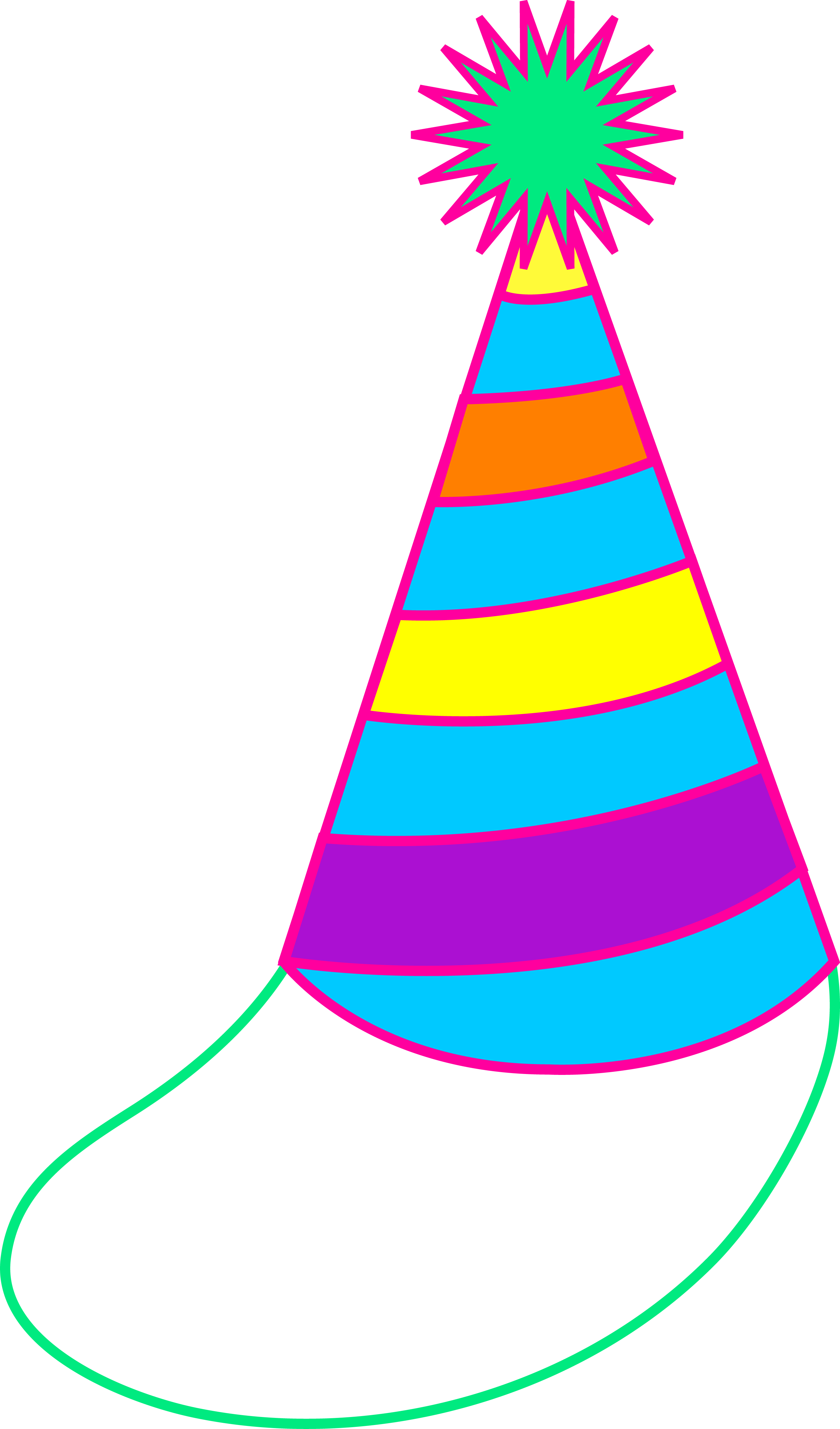 Cute party hat clipart