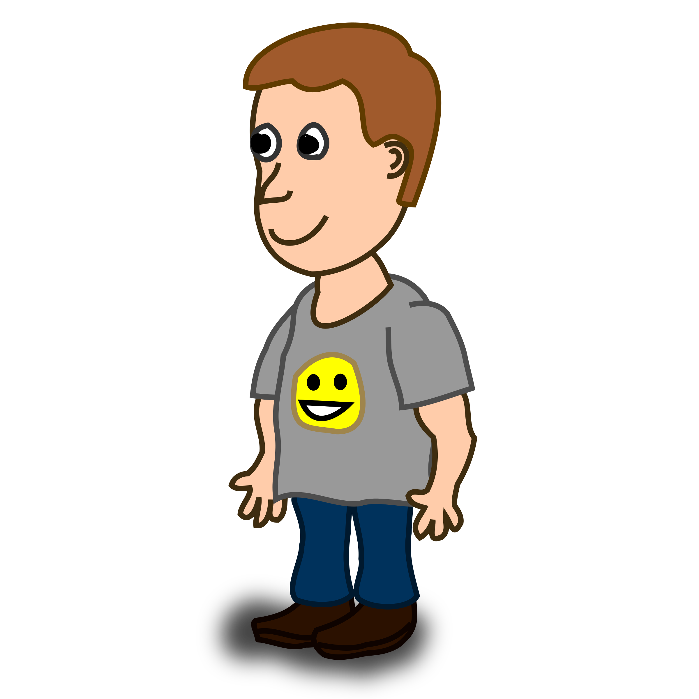 Clipart - Comic characters: Boy