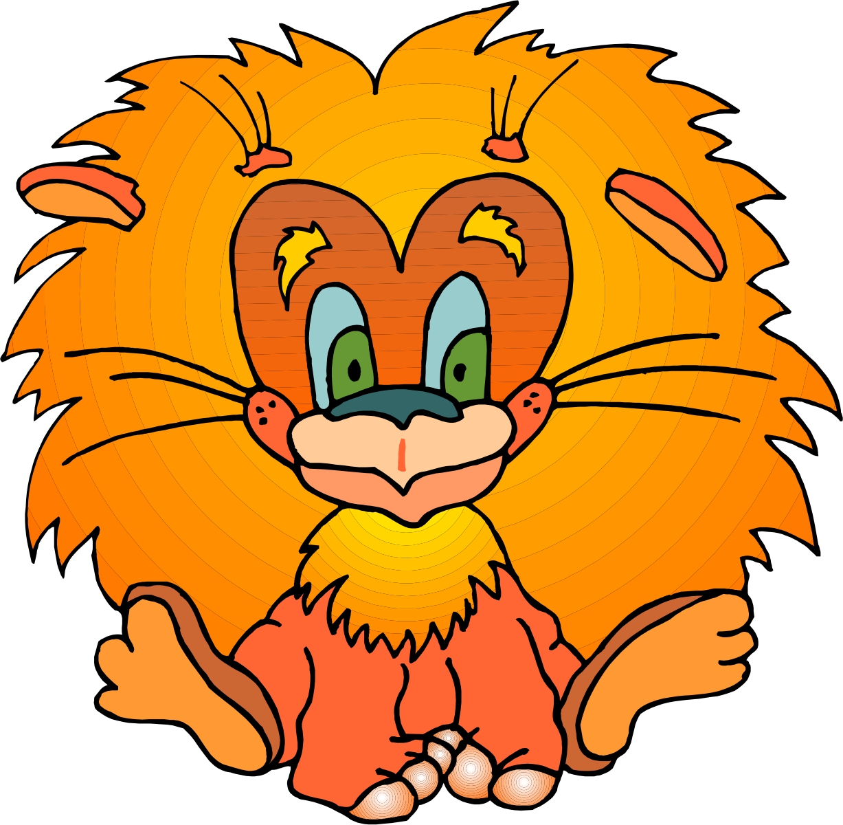 Angry Lion Cartoon - ClipArt Best