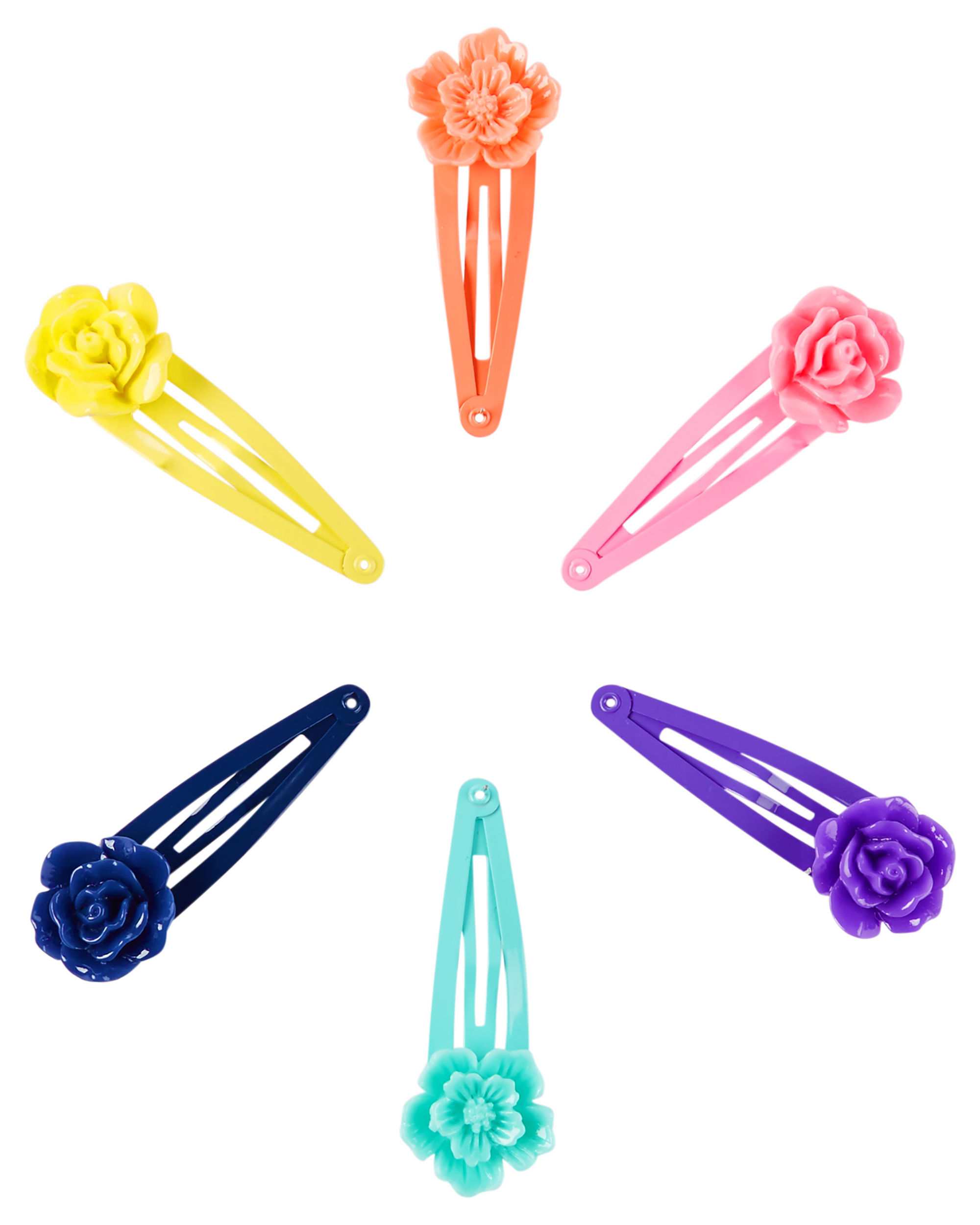 6-Pack Flower Hair Clips | Carters.com