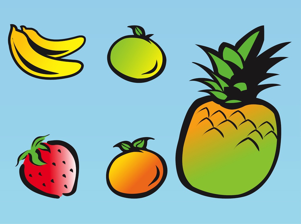 Fruit Drawings Vector Art & Graphics | freevector.com